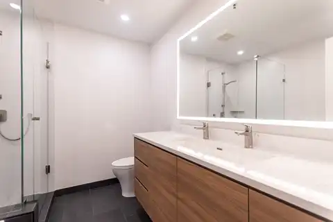 Hidden Storage Ideas That Make Small Kitchens Look Bigger 1 White bathroom vanity