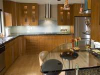 Wood finish kitchen